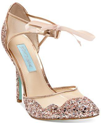 Mariage - Blue By Betsey Johnson Stela Front-Tie Pumps