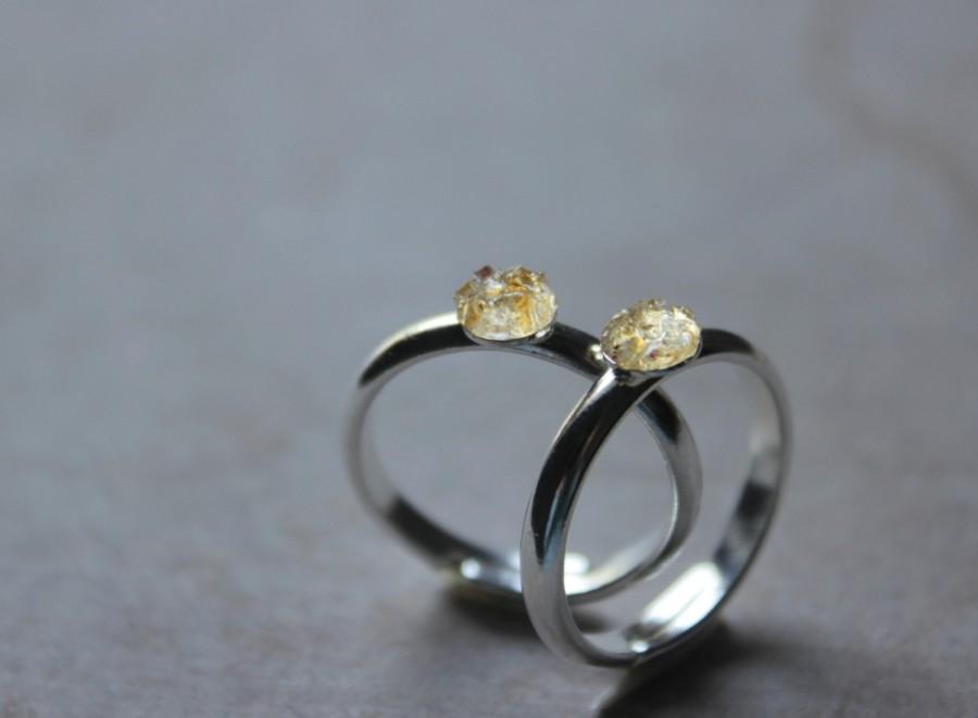 Mariage - Citrine ring gold,minimalist ring,yellow ring,raw stone ring,raw crystal ring,raw gemstone ring,rock ring,bohemian rings,hippie rings,