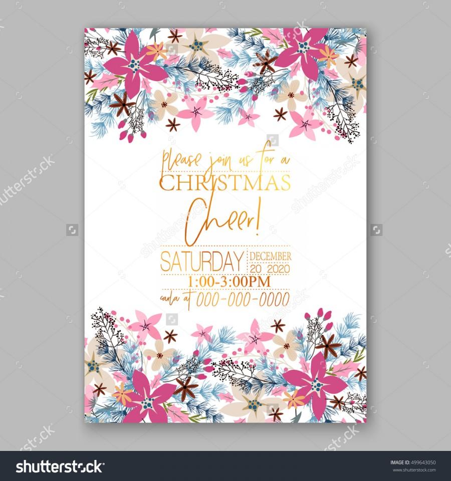 Wedding - Floral card template