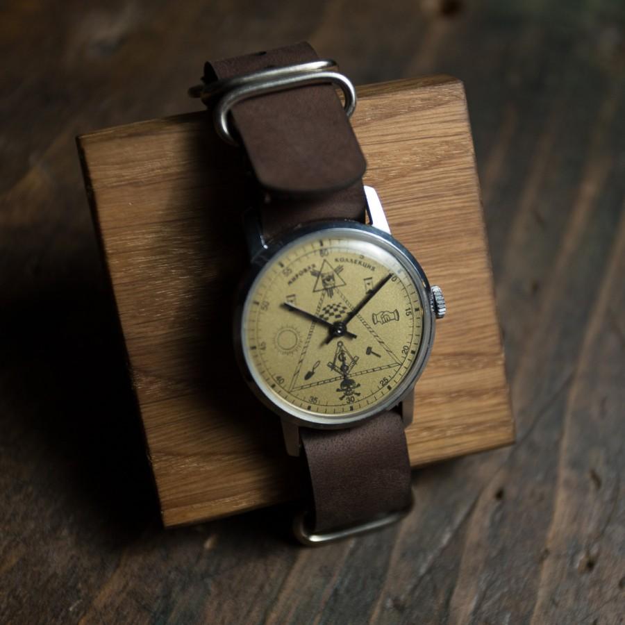 زفاف - Soviet watch "Zim - Masonic watch" 1980 release. Mechanical watch, Vintage watch, Mens watch vintage.