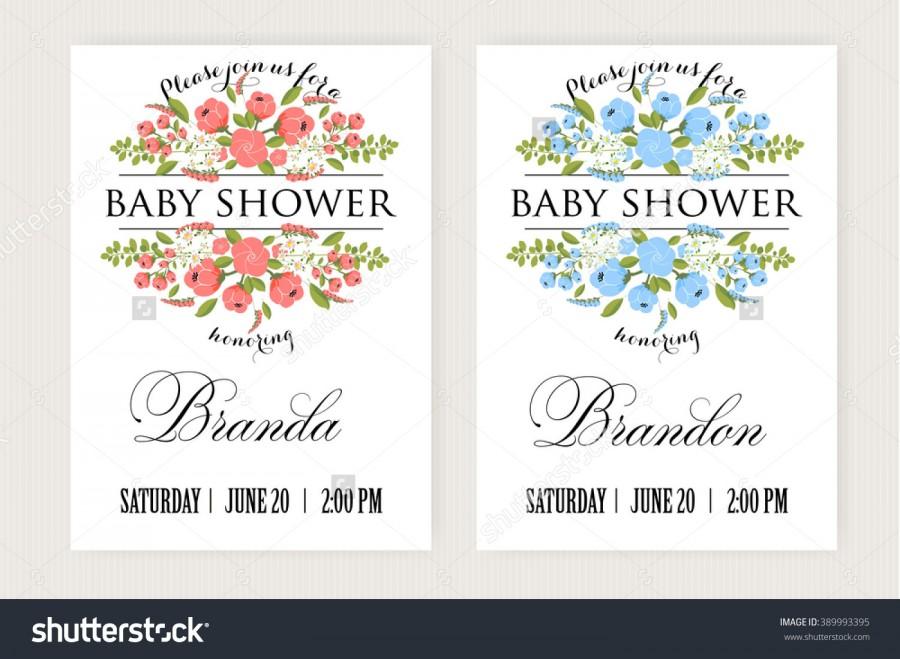 Mariage - Baby shower invitation