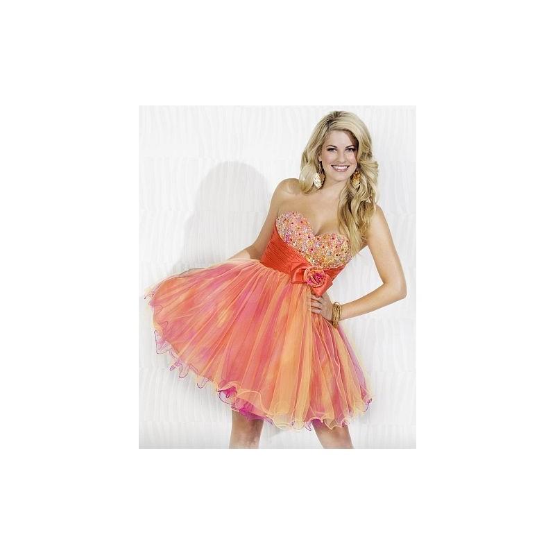 زفاف - Short Prom Dresses 2013 Lime by Riva Design L820 - Brand Prom Dresses