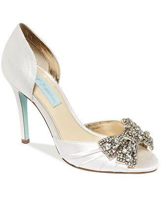 Свадьба - Blue By Betsey Johnson Gown Evening Pumps
