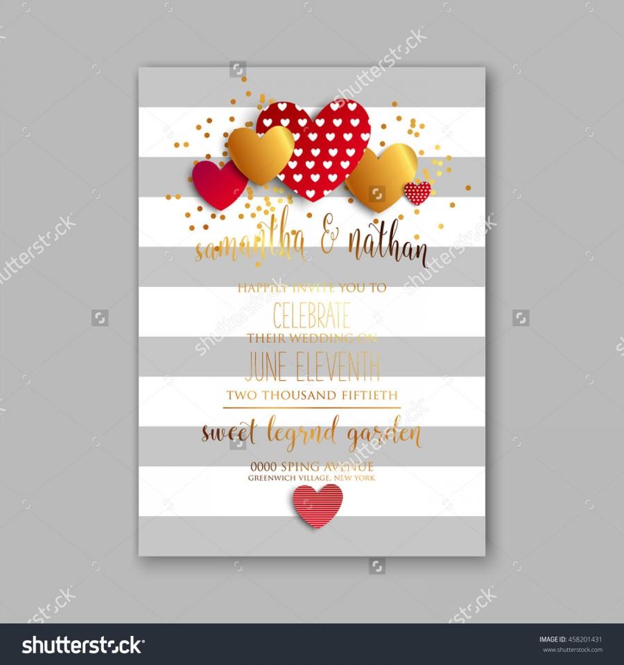Mariage - Wedding invitation template