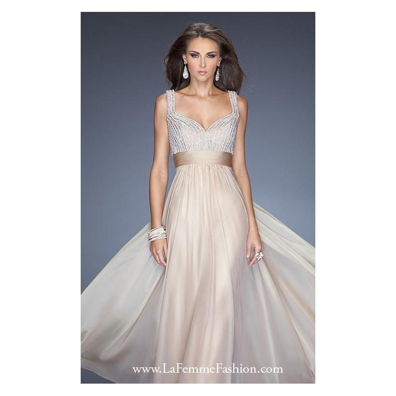Wedding - 2014 Cheap Sweetheart Chiffon Gown by La Femme 20203 Dress - Cheap Discount Evening Gowns