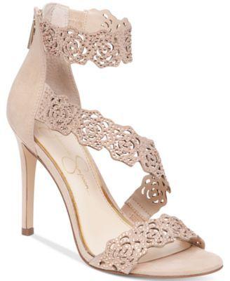 زفاف - Jessica Simpson Geela Asymetrical Lace Sandals
