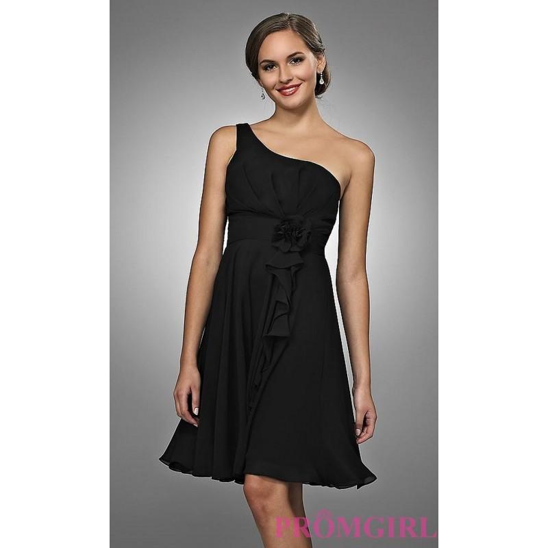 زفاف - Short One Shoulder Bridesmaid Dress by Landa - Brand Prom Dresses