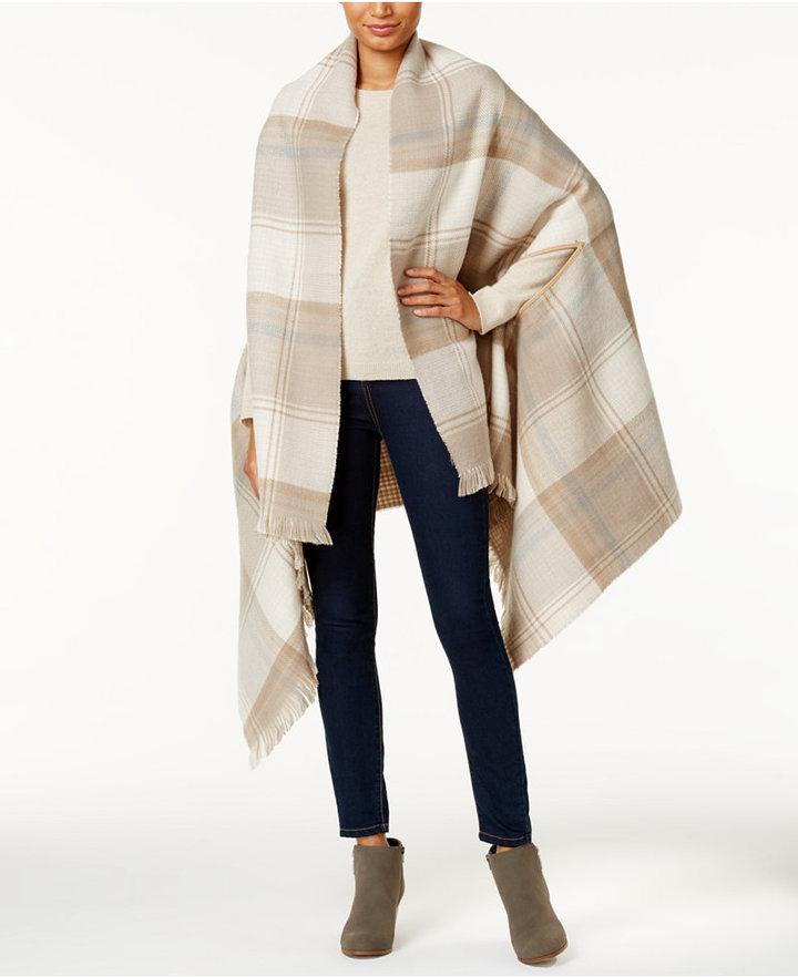 Mariage - Echo Double Faced Plaid Wrap