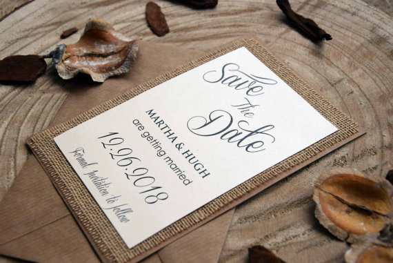 Mariage - Wedding Save the Date Cards, Rustic Wedding Save The Dates, Custom Save The Dates, Unique Save The Date Invitations, Save The Date Wedding