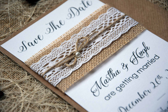 Wedding - Unique Wedding Save the Date Cards, Rustic Wedding Save The Dates, Save The Dates, Custom Save The Date Invitations, Save The Date Wedding