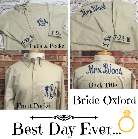 Hochzeit - Bride Getting Ready Shirt/Bride Button Down Shirt/Bride Wedding Day Shirt/Bridesmaid Shirt/Bridesmaid Gift