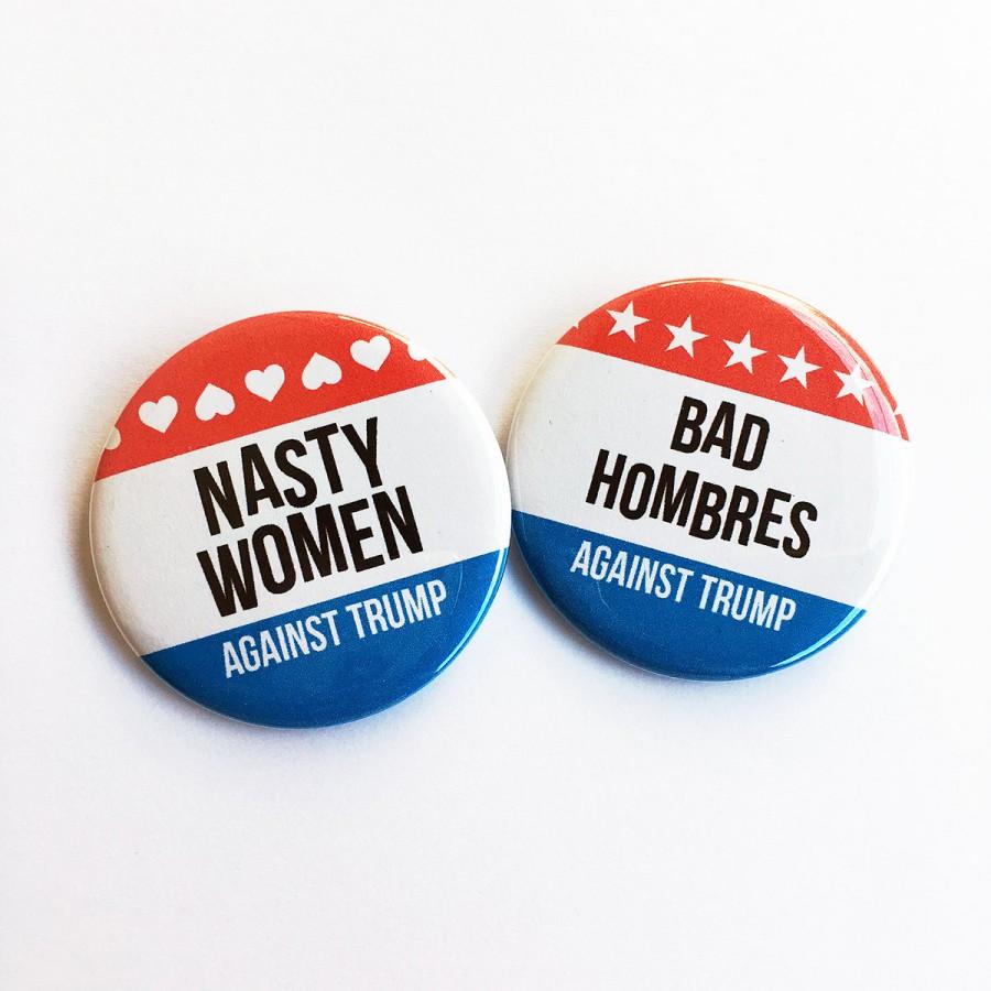 Wedding - nasty women and bad hombres against trump 