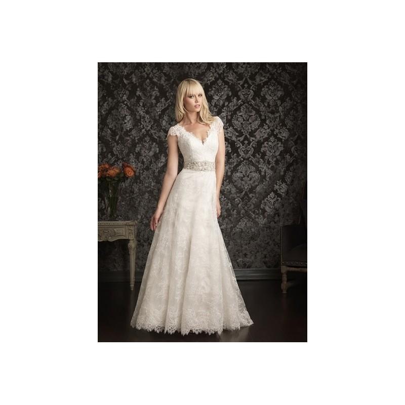 Mariage - 2017 A Line Deep V Neck With Straps Beads With A Train Luxury Wedding Dress In Canada Wedding Dress Prices - dressosity.com
