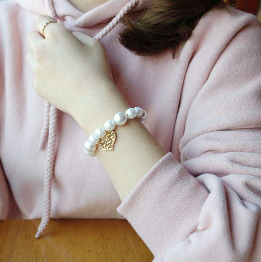 Свадьба - Love Swarovski Pearl Bracelet. Swarovski Pearl Bracelet. Pearl Wedding Bracelet. Wedding Jewelry. Wedding Bracelet. Party Jewelry.