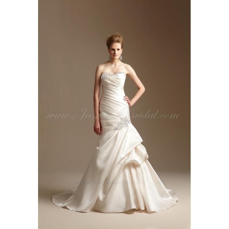 Wedding - Jasmine Couture T152007 Fit & Flare Wedding Dress - Crazy Sale Bridal Dresses
