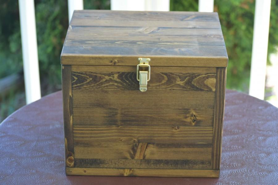 Wedding - Large keepsake box, time capsule, baby memory box, anniversary box, decorative box, wooden box, legacy box