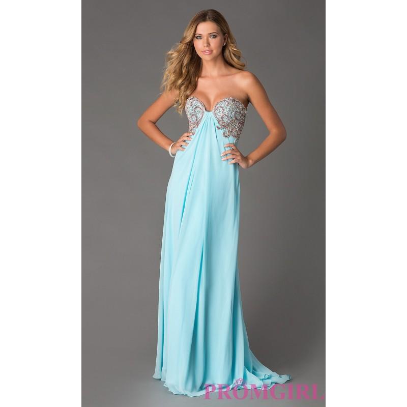 زفاف - Long Embellished Sweetheart Gown - Brand Prom Dresses