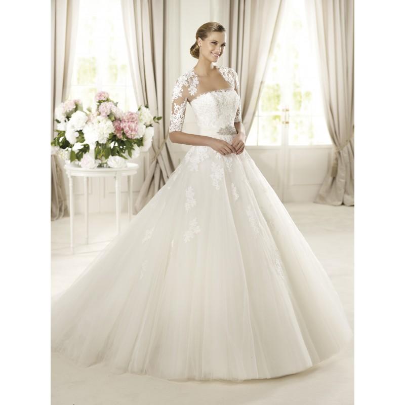 زفاف - Pronovias Wedding Dresses - Style Domingo - Junoesque Wedding Dresses