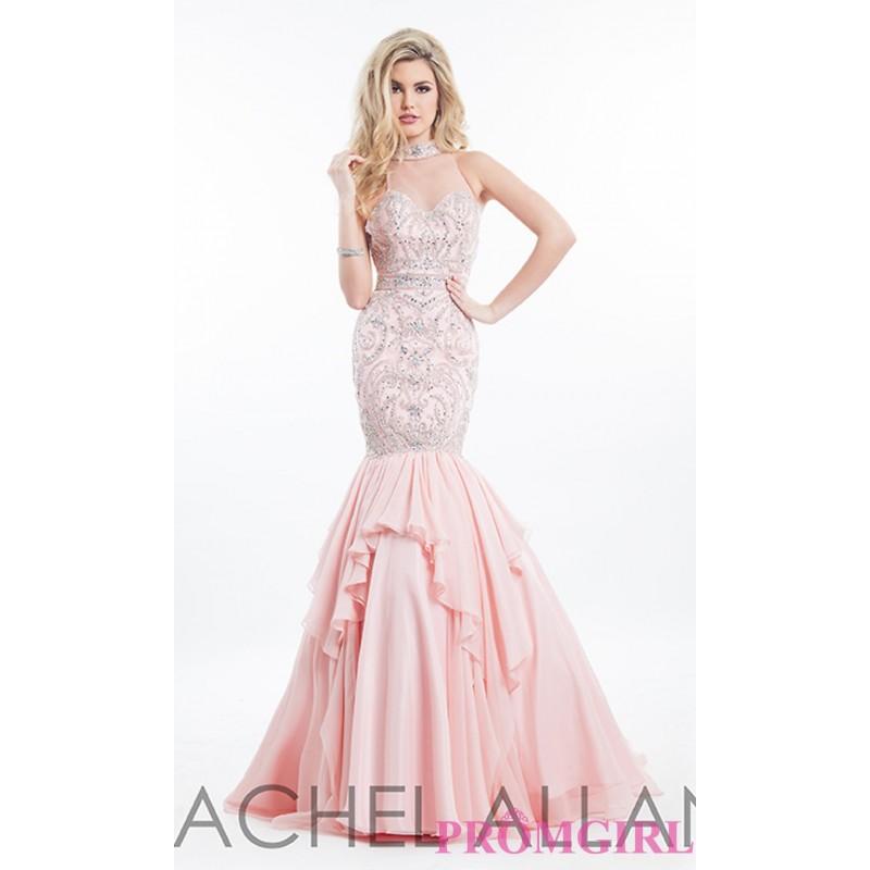 Mariage - Open Back Beaded Long Mermaid Style Prom Dress by Rachel Allan - Discount Evening Dresses 