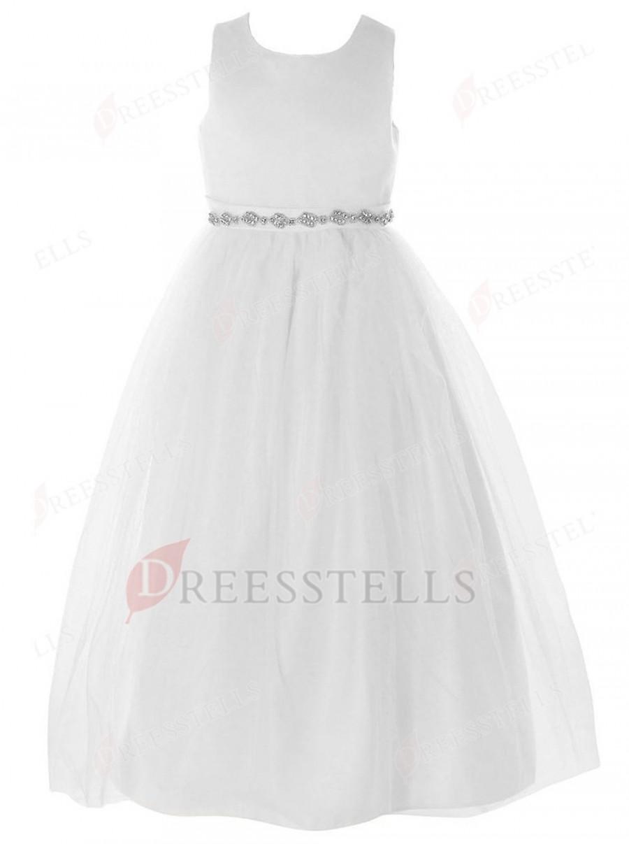 Mariage - Tulle Flower Girl Dress