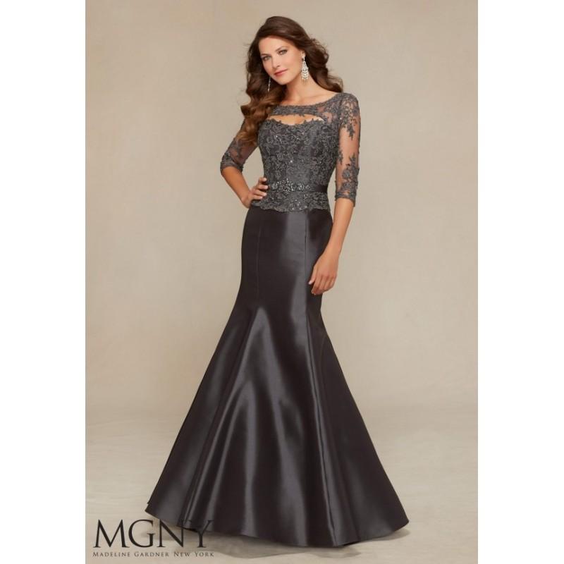 Hochzeit - MGNY Evening Gown 71316 -  Designer Wedding Dresses