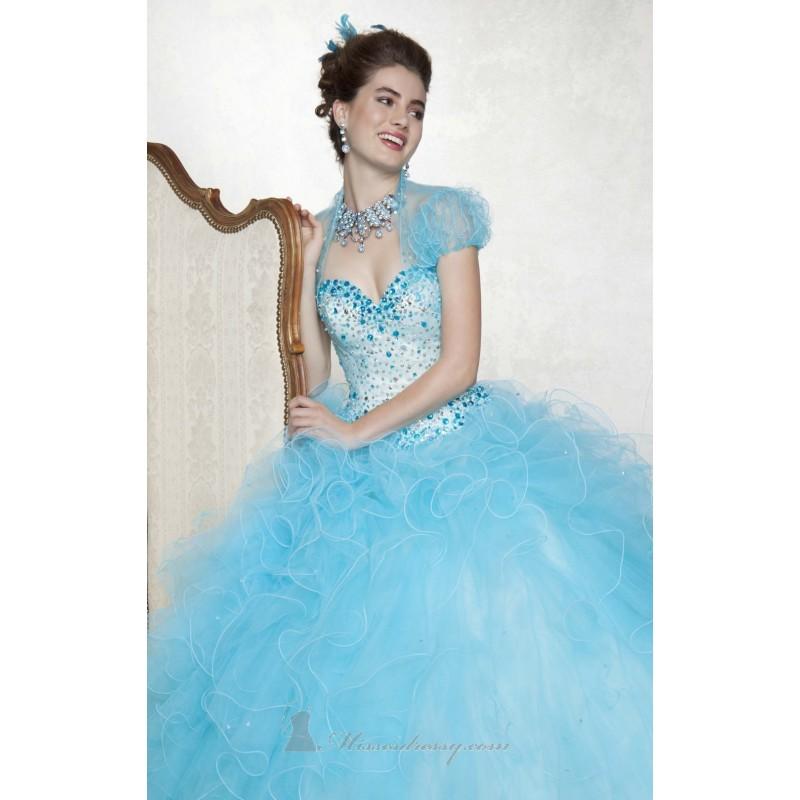 زفاف - 2014 Cheap Strapless Tulle Gown by Vizcaya by Mori Lee 88055 Dress - Cheap Discount Evening Gowns