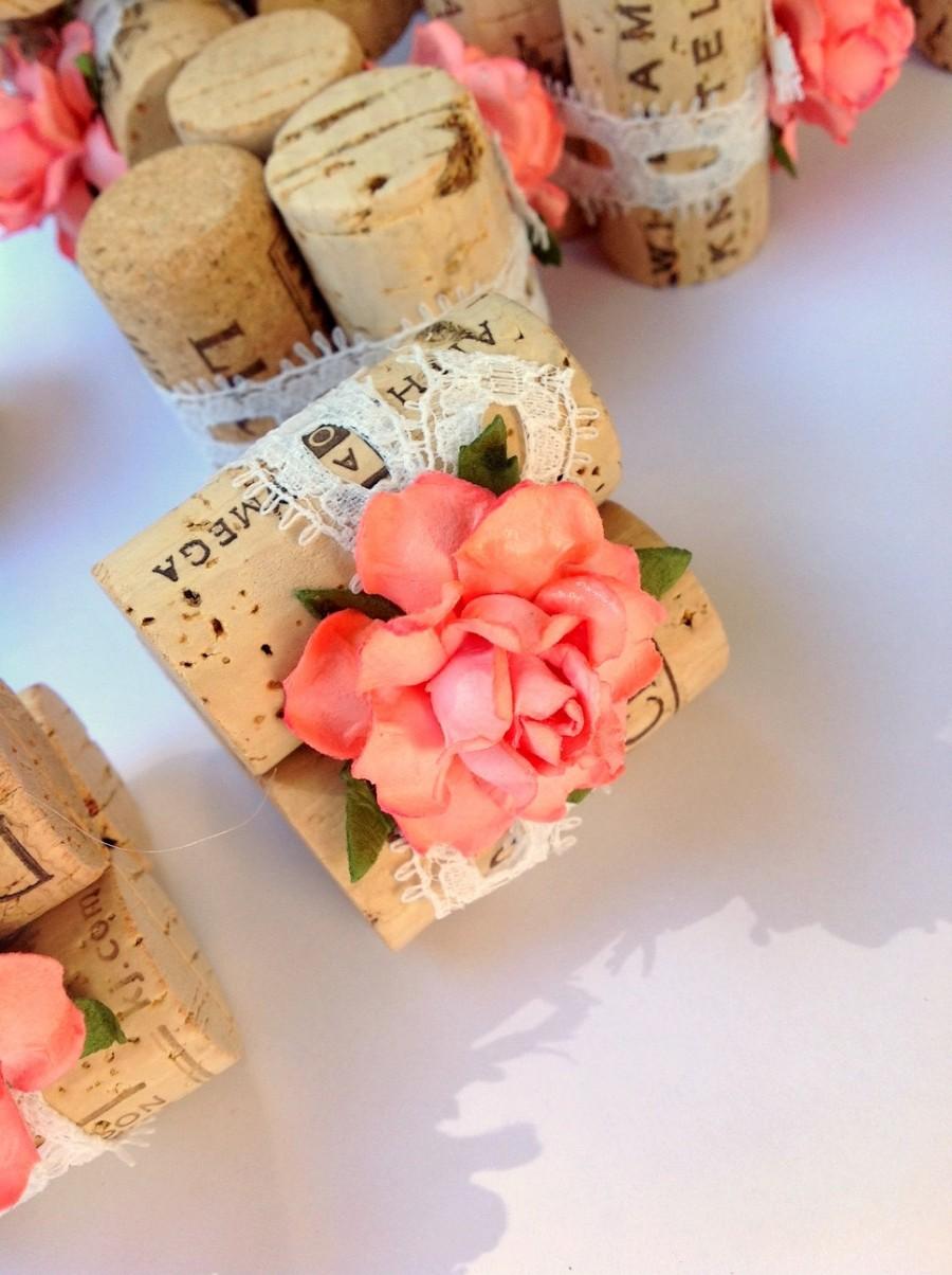 Mariage - Coral Wedding Place Card Holder, Coral Wedding Decorations, Coral Wedding Flowers, Place Card Holder Wedding, Wedding Place Cards, Coral