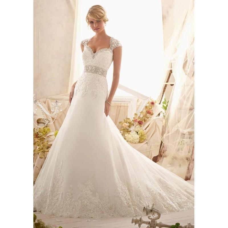Mariage - Mori Lee 2616 Removable Keyhole Wedding Dress - Crazy Sale Bridal Dresses