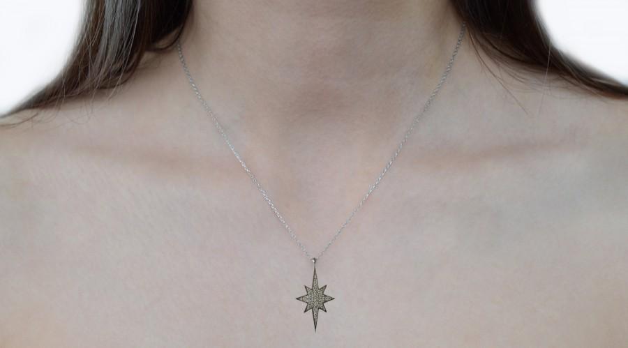 Свадьба - star symbol necklace