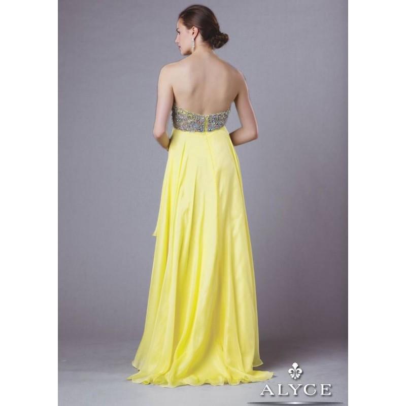 Hochzeit - Alyce 6194 Long Chiffon Gown SALE - 2016 Spring Trends Dresses