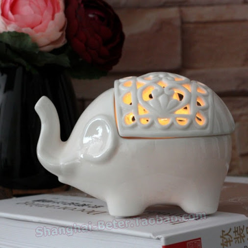Свадьба - Hollow Good Luck White  Candle Holder     BETER-HH068