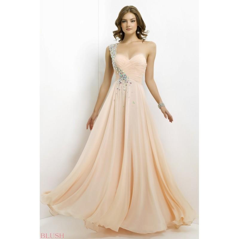 Hochzeit - Blush Prom Dress / Style 9760 - 2016 Spring Trends Dresses