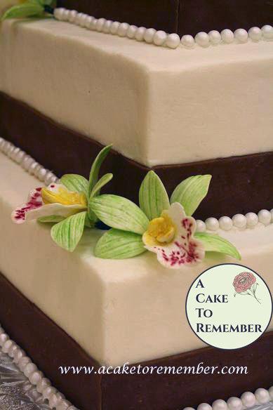 Свадьба - 1 Gumpaste orchid, sugar flower for cake decorating, edible flowers, wedding cake flowers, wedding cake toppers for DIY weddings