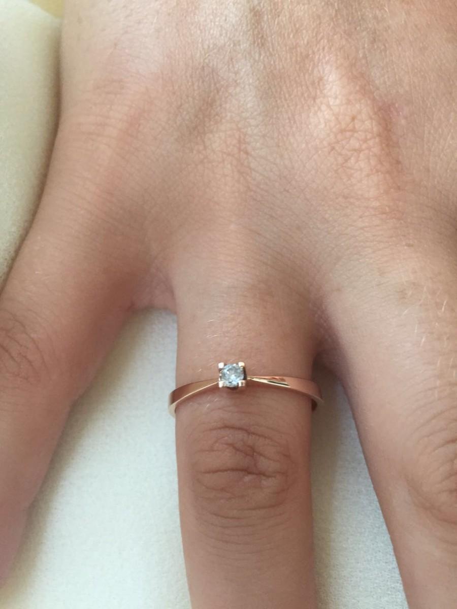 Hochzeit - Engagement Ring, Gold Ring, Gold engagement ring, Promise Ring, White Gold Engagement ring, Rose gold engagement ring