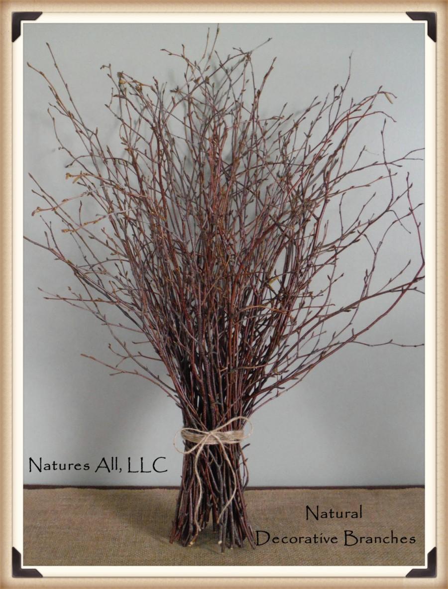 Mariage - ON SALE!!! 50 Piece Pack/Decorative White Birch Branches/Wedding Branches/Rustic Home Decor/20-36 Inches/Shipping Included:Item# WBB-1100