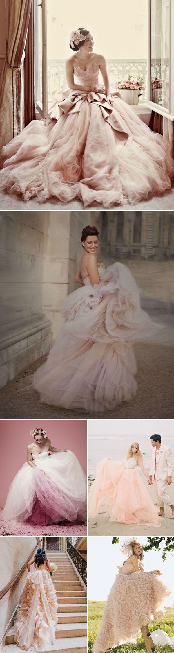 زفاف - 20 Utterly Romantic Blush Wedding Dresses