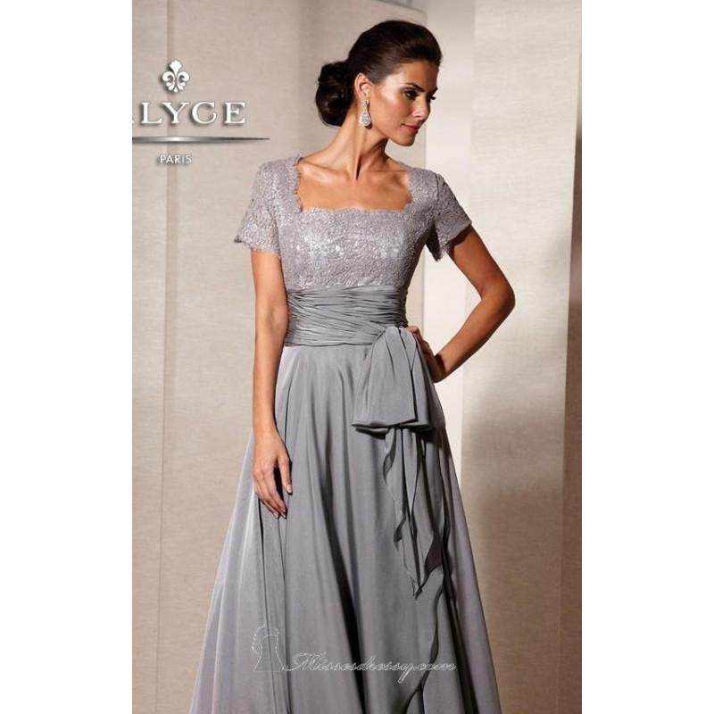 Wedding - Fashion 2014 Popular Empire Lace Short Chiffon 2013 Sleeve Prom/evening/mother Of The Bride Dresses Alyce Jean De Lys 29264 - Cheap Discount Evening Gowns