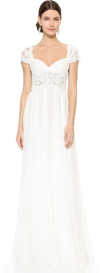 Wedding - Reem Acra Adele Gown