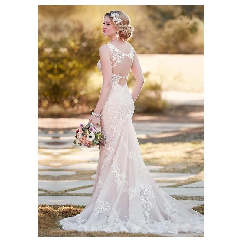 Свадьба - Exquisite Tulle Spaghetti Straps Neckline Mermaid Wedding Dresses With Lace Appliques - overpinks.com