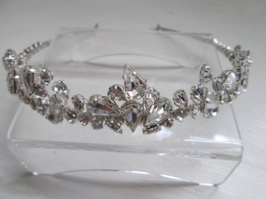 Mariage - Bridal hair accessories, wedding hair accessories, bridal tiara, wedding tiara, handmade tiara
