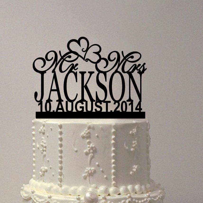 Свадьба - Wedding Cake Topper. Birthday cake topper by TopperDesigner