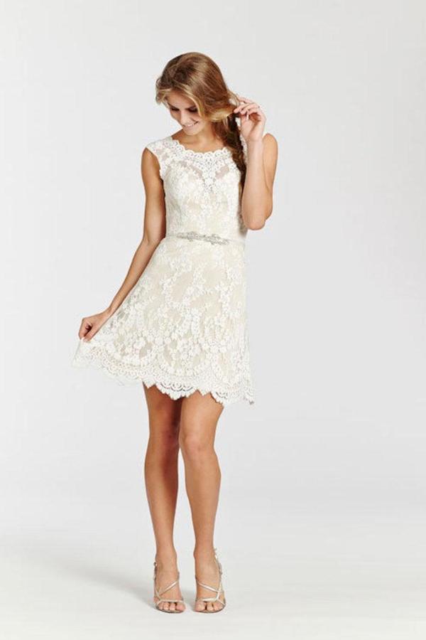 Mariage - Ti Adora Short Lace Gown