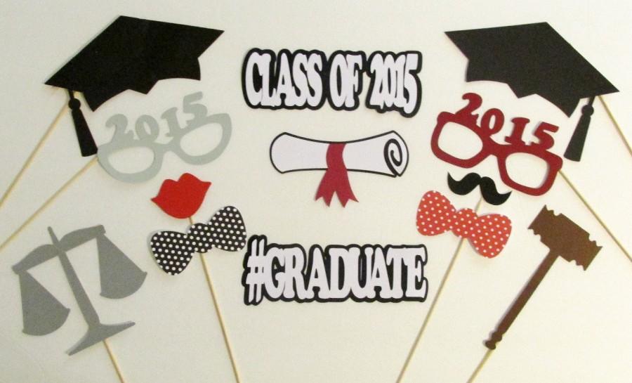 Mariage - Graduation Photo Booth Props Law School Graduation Party 13pc Legal Decorations Graduation Party Decorations Law School Graduate Decorations