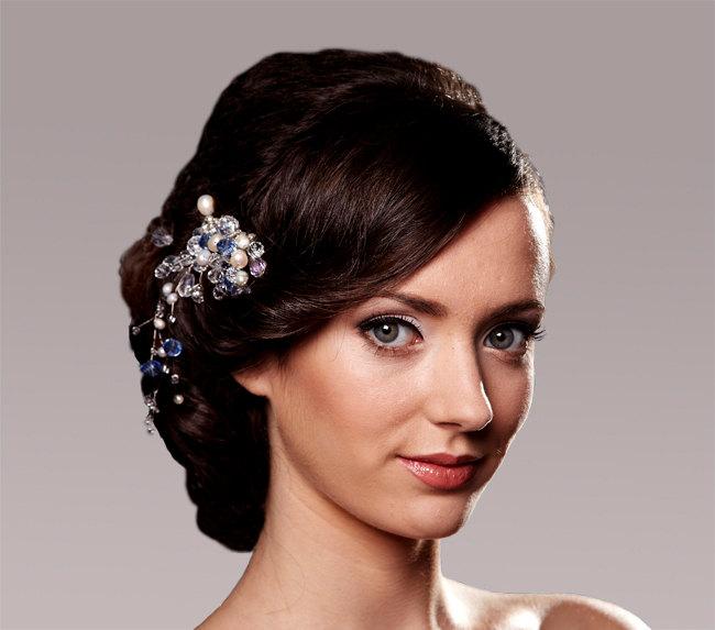 Свадьба - Bridal hair headband .Comb for Brides. Bridesmaids accessory. 