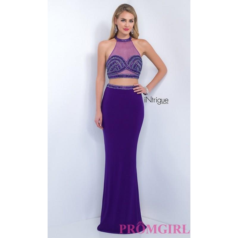 Mariage - Illusion Sweetheart Two Piece Prom Dress from Intrigue by Blush - Brand Prom Dresses