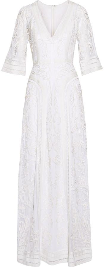 زفاف - Temperley London Bertie embroidered tulle gown