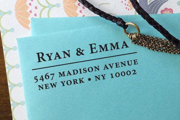 Mariage - CUSTOM ADDRESS STAMP with proof from usa, Eco Friendly Self-Inking stamp, rsvp address stamp, custom stamp, return address custom stamper 20