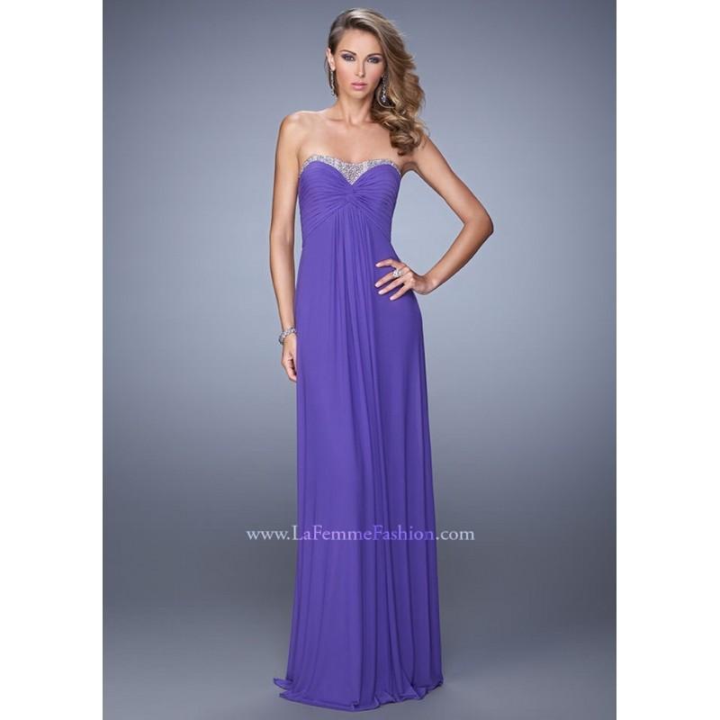 Mariage - La Femme 21461 Ruched Evening Gown - 2016 Spring Trends Dresses