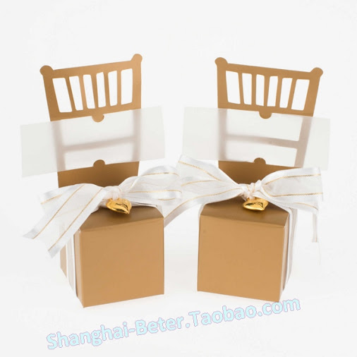 Wedding - Beter Gifts®   party Chair Favor Box BETER-TH041 #婚礼布景    