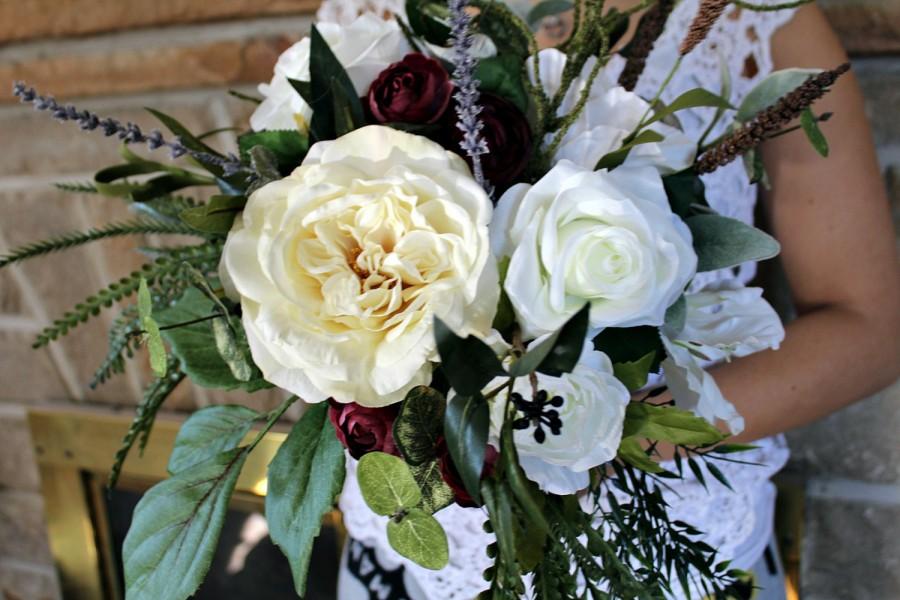 زفاف - Gorgeous bridal bridesmaids bouquet ~ Garden style bouquet ~ Perfect bouquet ~ Silk flowers ~ Real touch flowers ~ Your dream wedding